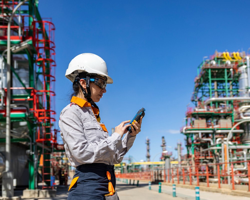 Operator at the Repsol complex in Cartagena