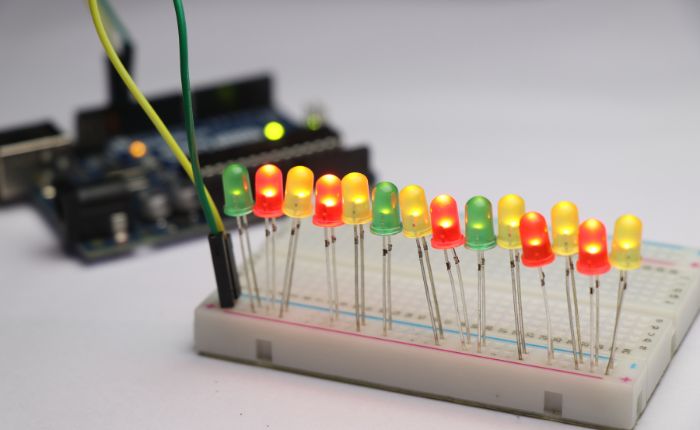 prueba de corriente continua con semiconductores