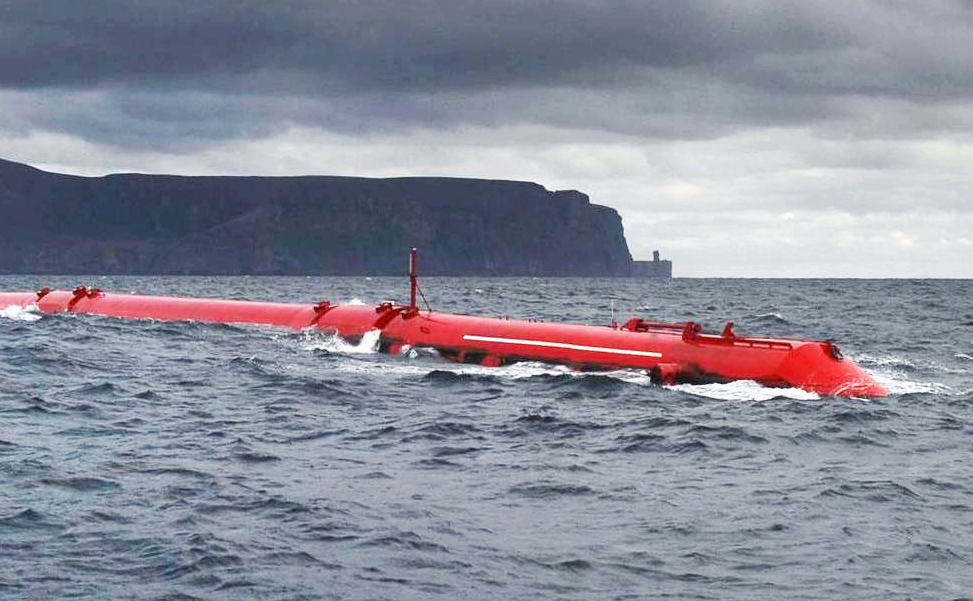 floating structure to create wave energy