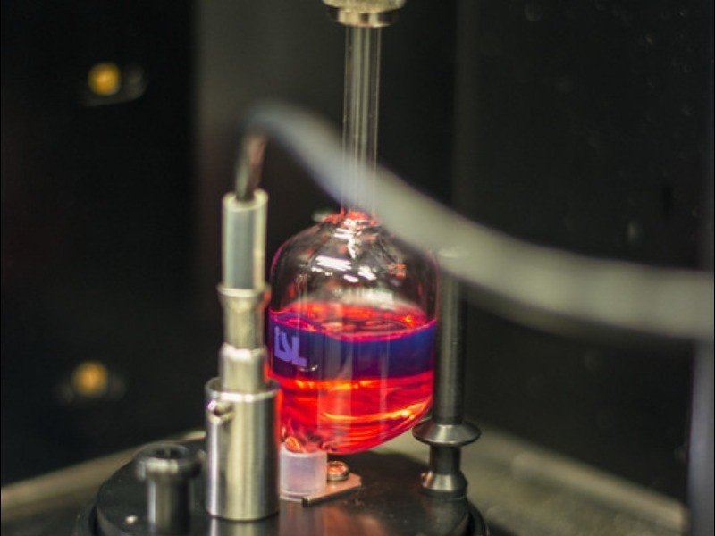Laboratorio combustibles muestra