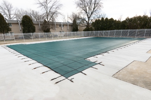 A covered pool