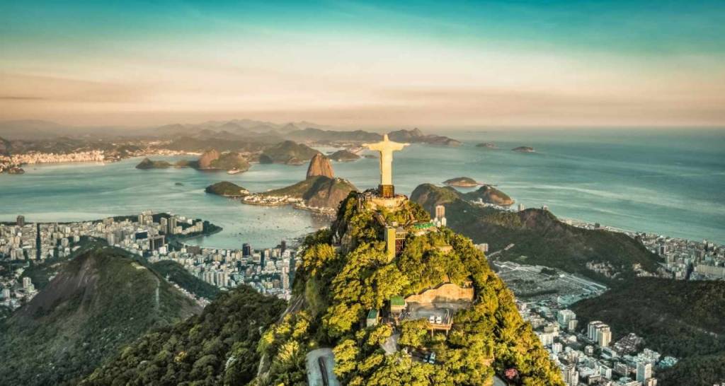 View of Rio in Brazil.