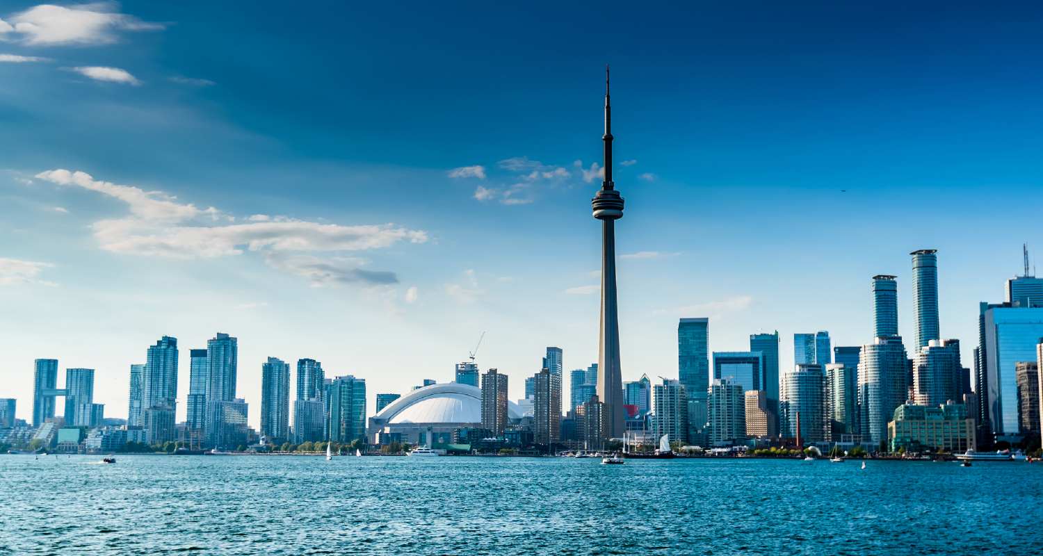 Vista de la ciudad de Toronto en Canadá