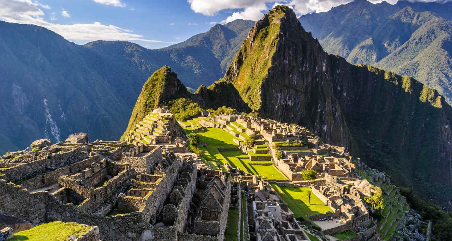 Vista del Machu Picchu en Perú