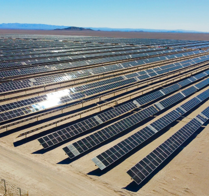 Elena solar farm in Chile