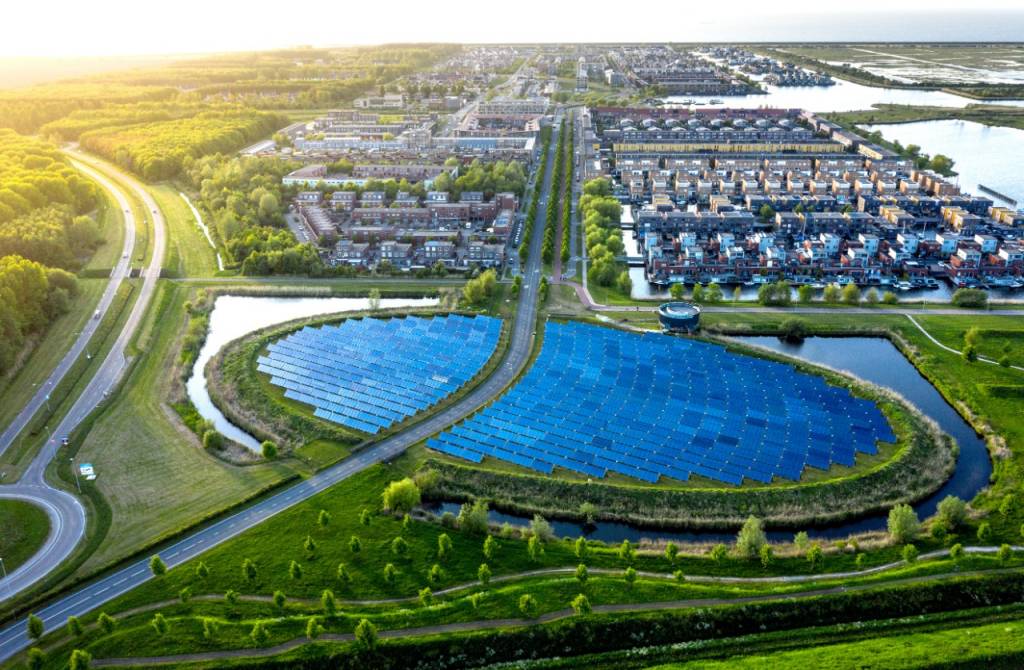 Image of a sustainable city