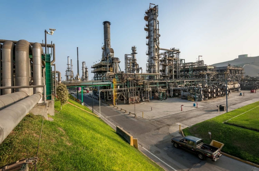 View of the La Pampilla Refinery