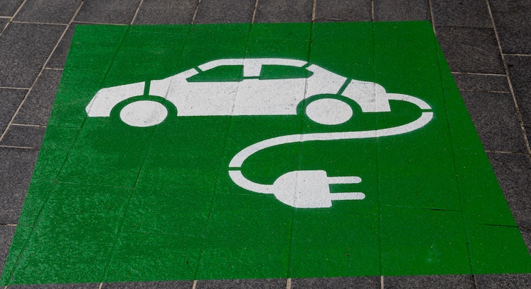 Electric car recharging station